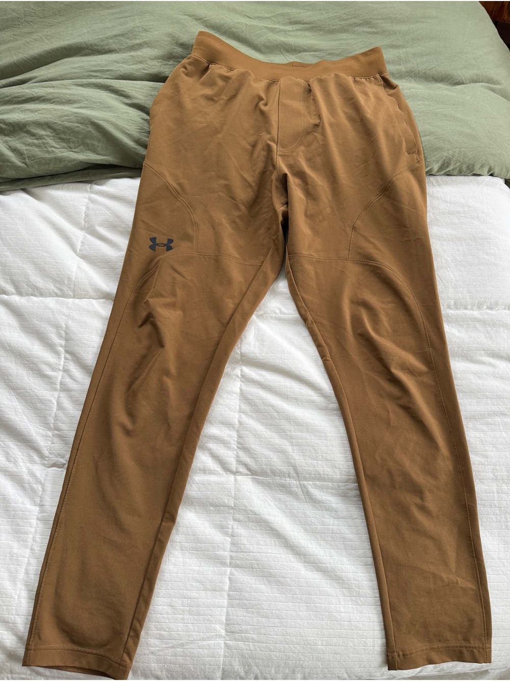 Under Armour Men's Brown Unstoppable Tapered Pants